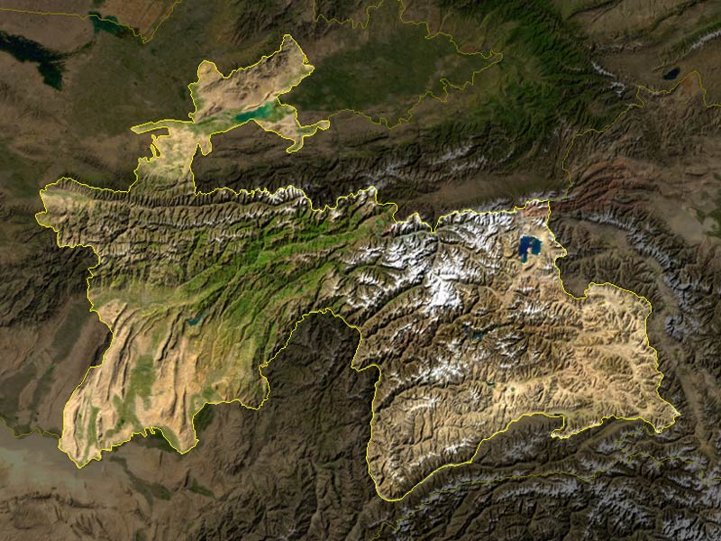 Tajikistan_satellite_photo